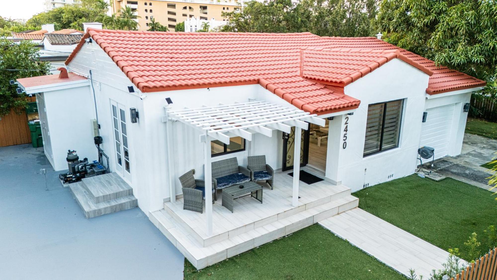 Villa Luxury Retreat 3B ,2Ba Pool , Coral Gables Center à Miami Extérieur photo